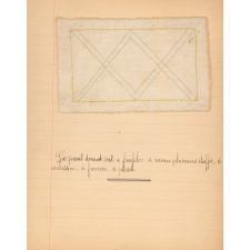 Cahier de travail manuel. Travaux de couture. 