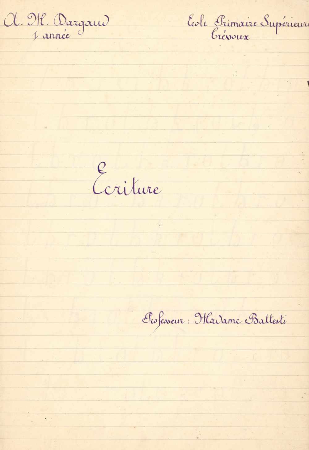 Ecriture