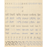 Cahier d'écriture droite