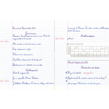Cahier du jour n°1