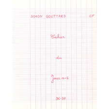 Cahier du jour n°6