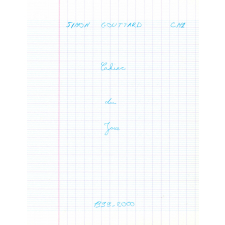 Cahier du jour
