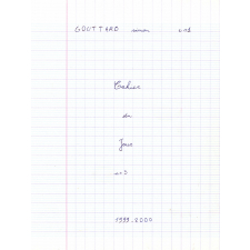 Cahier du jour n°3