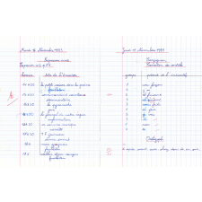 Cahier du jour n°2