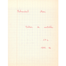 Cahier de contrôles