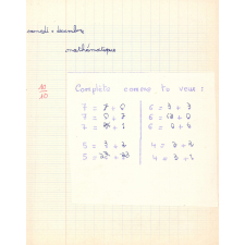 Cahier de contrôles