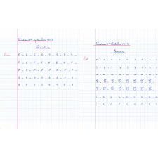 Cahier d'écriture