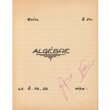 Algèbre
