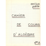 Cahier de cours d'algèbre