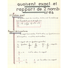 Cahier de cours d'algèbre