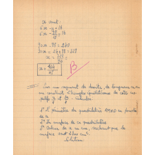 Devoir de Mathématiques n°3