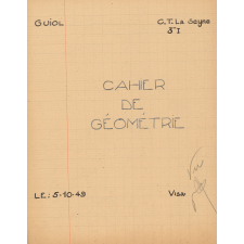 Cahier de géométrie
