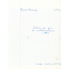 Cahier du jour de mathématiques n°1