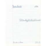 Cahier du jour de mathématiques n°3