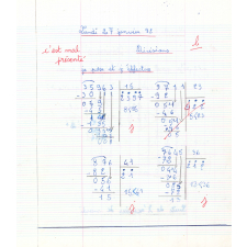 Cahier du jour de mathématiques n°3