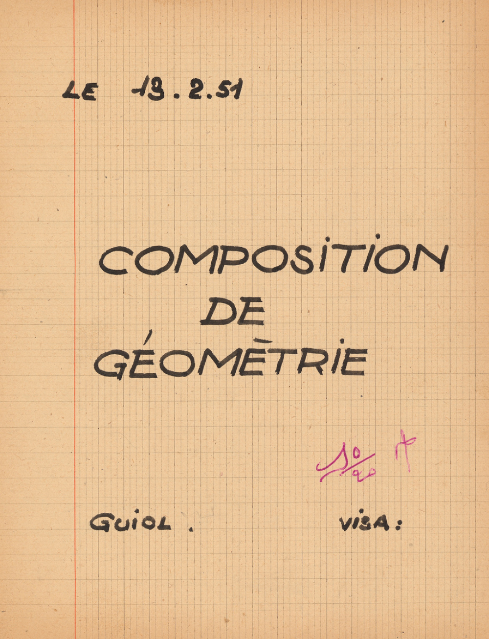 Composition de géométrie