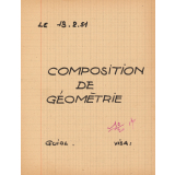 Composition de géométrie