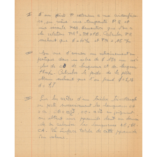 Composition de géométrie