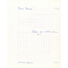 Cahier de Mathématiques