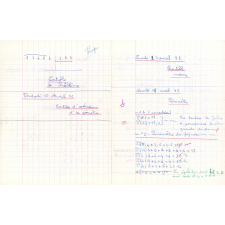 Cahier de Mathématiques