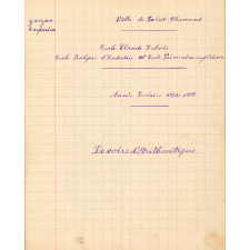 Devoirs d'Arithmétique