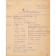 Mathématiques