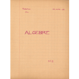 Algèbre n°2