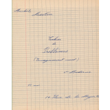 Cahier de problèmes