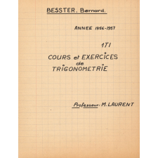 Cours et exercices de trigonométrie