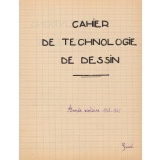 Cahier de technologie de dessin