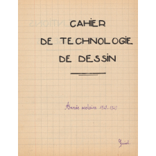Cahier de technologie de dessin