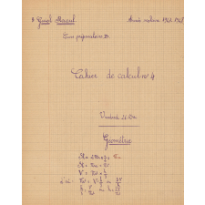 Cahier de calcul n°4