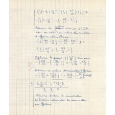 Mathématiques : Algèbre