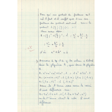 Mathématiques : Algèbre