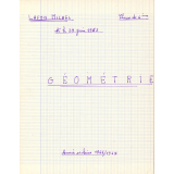 Géométrie