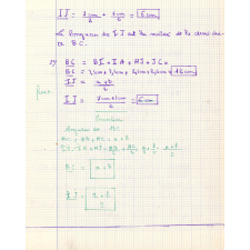 Cahier d'exercices de géométrie