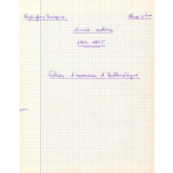 Cahier d'exercices d'arithmétique