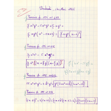 Cahier d'exercices d'algèbre