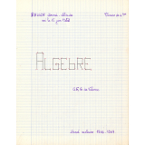 Algèbre