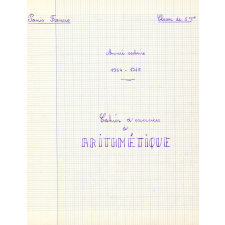Cahier d'exercices d'arithmétique