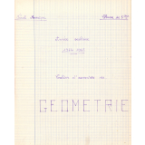 Cahier de géométrie