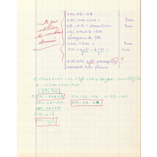 Cahier de géométrie