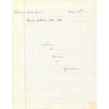 Cahier de devoirs de géométrie