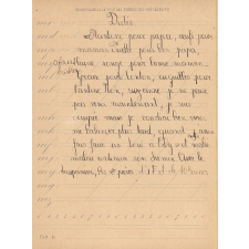 L'écriture enseignée, Méthode Reverdy, cahier 4