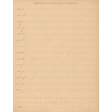 L'écriture enseignée, Méthode Reverdy, cahier 4