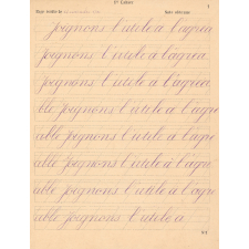 Cahiers préparés d'écriture : Cahier n°1