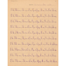 Méthode d'Ecriture droite en sept cahiers, cahier N°6