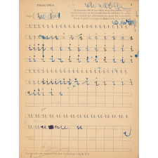 Méthode d'Ecriture droite en sept cahiers, cahier N°1