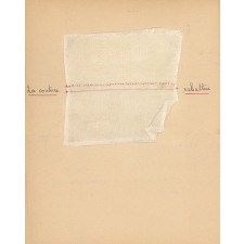 Cahier de travaux manuels. Cahier de couture. 