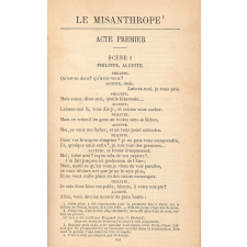 Théâtre classique contenant Le Cid, Horace, Cinna, Polyeucte de P. Corneille. Britannicus, Esther, Athalie de Racine. Le Misanthrope de Molière et les principales scènes de Mérope de Voltaire.